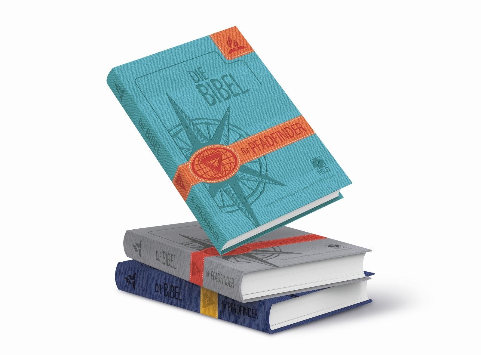 Advent-Verlag GmbH-Bibel, Neues Leben, Pfadfinder, Taschen, türkis-orange_2921801_2 Advent-Verlag GmbH-Bibel, Neues Leben, Pfadfinder, Taschen, türkis-orange_2921801_