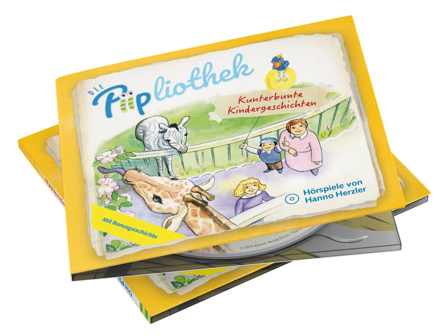 Advent-Verlag Schweiz-Serie: Die Piipliothek, 4 Bd., HB, MH, Piip_2211249_