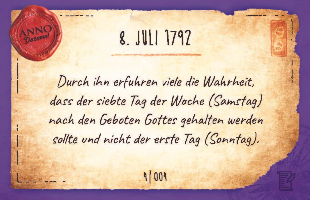 Advent-Verlag Schweiz-ANNO Dazumal, Set 4 Adventgeschichte_3612350_11 Advent-Verlag Schweiz-ANNO Dazumal, Set 4 Adventgeschichte_3612350_