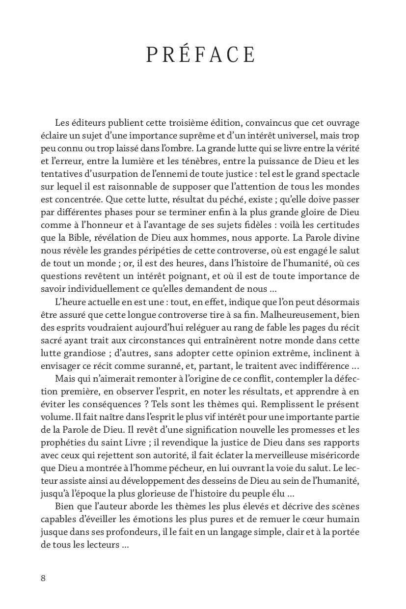Advent-Verlag Schweiz-Wie alles begann, Missionsausg., Französisch AVS (Patriarches et prophètes)_2513025_