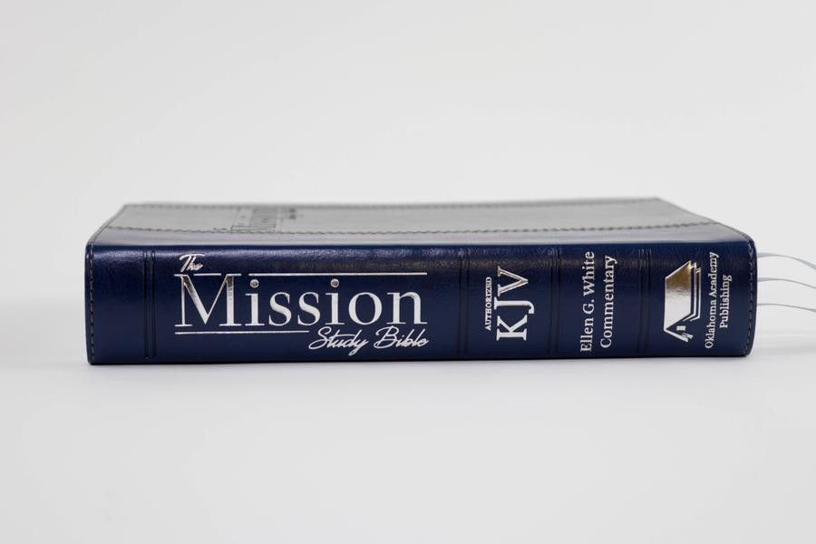 Oklahoma Academy Publishing-Bibel, Englisch, Mission Study Bible, KJV, Softleder blau-grau (Sapphire)_2541623_2 Oklahoma Academy Publishing-Bibel, Englisch, Mission Study Bible, KJV, Softleder blau-grau (Sapphire)_2541623_